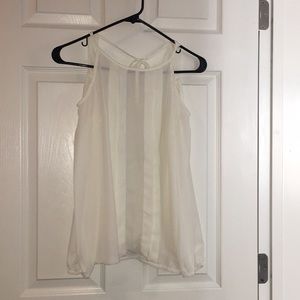Sheer off-the-shoulder blouse. Never worn!